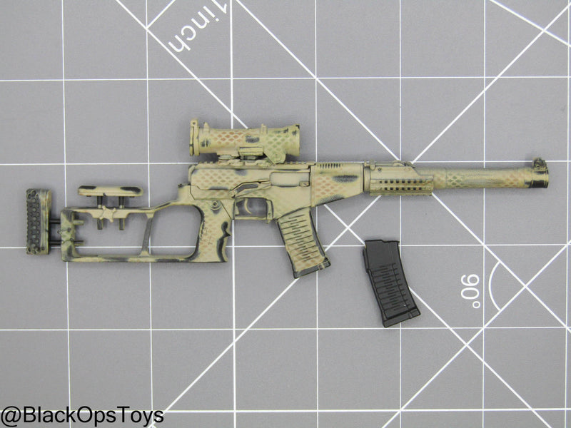 Load image into Gallery viewer, Snakeskin Camo VSS Sniper Rifle w/Scope
