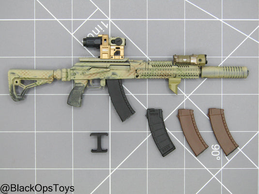 Snakeskin Camo AK203 Rifle w/Attachment Set