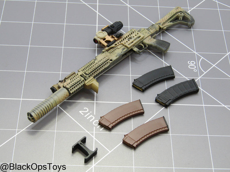 Load image into Gallery viewer, Snakeskin Camo AK203 Rifle w/Attachment Set
