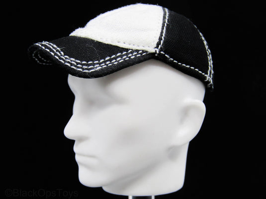 Female Black & White Cap