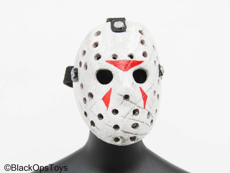 Load image into Gallery viewer, Hockey Mask in Jason Voorhees Likeness
