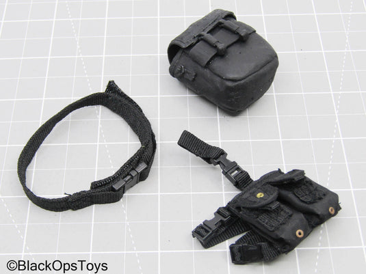 Black Belt w/Pouch Set
