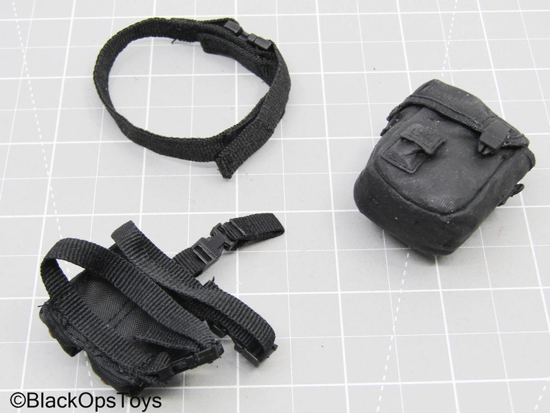 Load image into Gallery viewer, Black Belt w/Pouch Set
