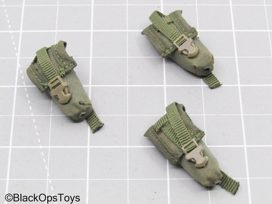 OD Green Flashbang Grenade Pouch Lot (DAM Toys)