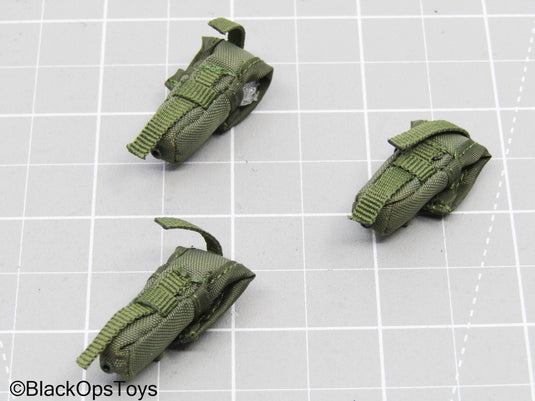 OD Green Flashbang Grenade Pouch Lot (DAM Toys)