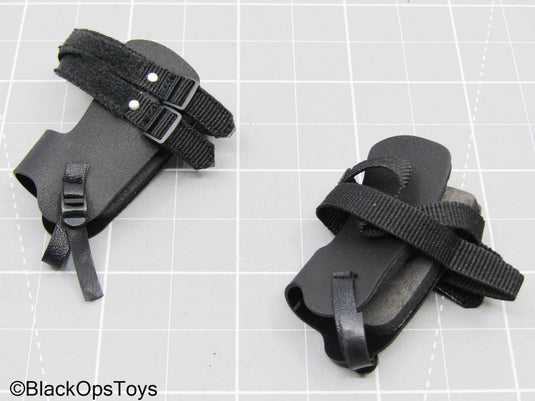 Black Ankle Bracers