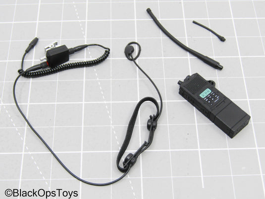 Black Radio w/Throat Mic