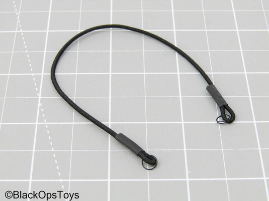 Black Elastic Lanyard