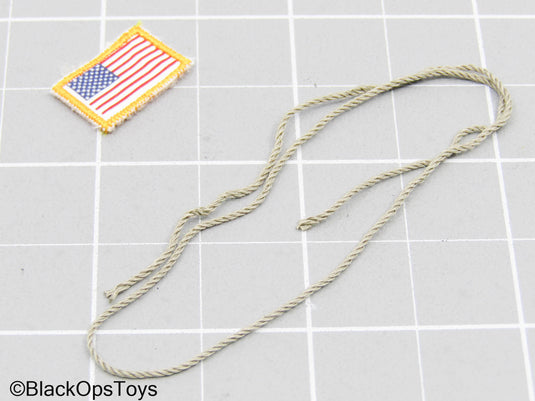 BHD American Flag Patch w/String (DAM Toys)
