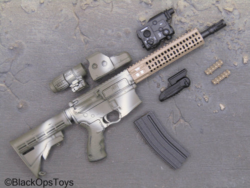 Special Forces - Camo AR15 Rifle w/Attachment Set