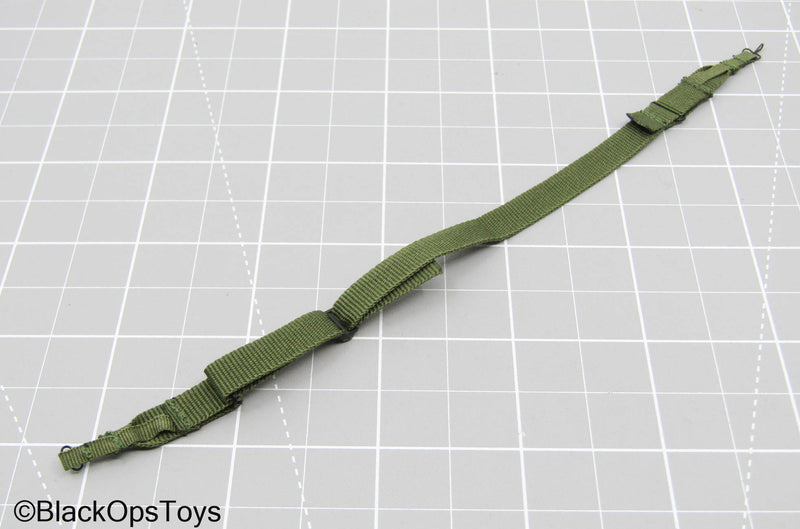 Load image into Gallery viewer, Green Dual Attachment Rifle Sling
