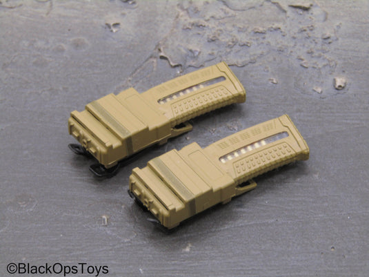 Special Forces - Tan 5.56 Window Magazines w/Holsters