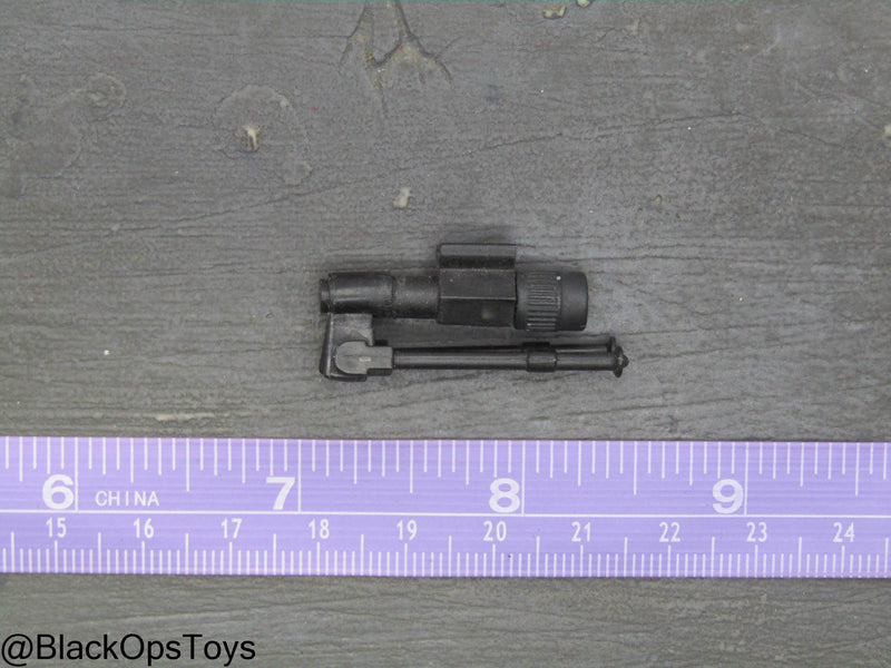 Load image into Gallery viewer, Black Bipod w/Tactical Light
