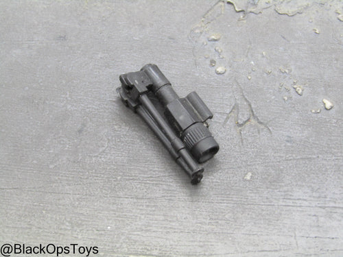Black Bipod w/Tactical Light