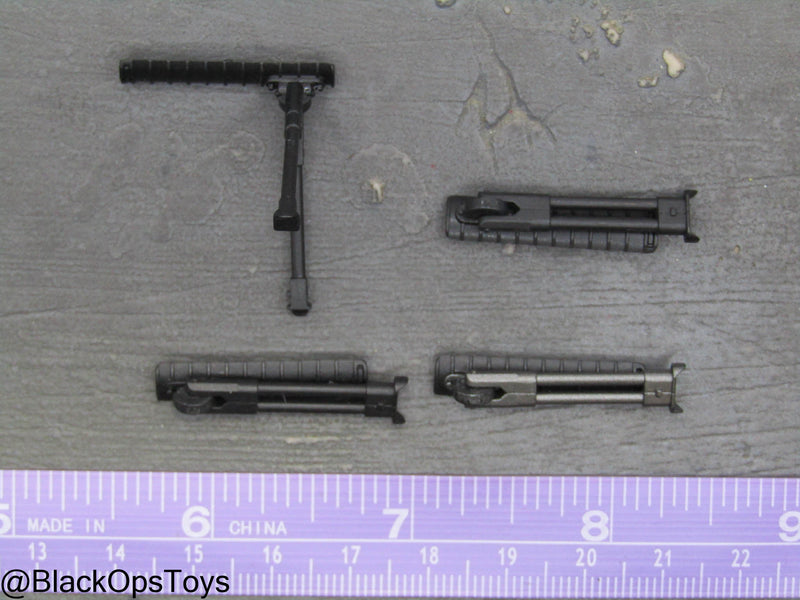 Load image into Gallery viewer, Black Folded &amp; Unfolded Bipod Rail Cover Set
