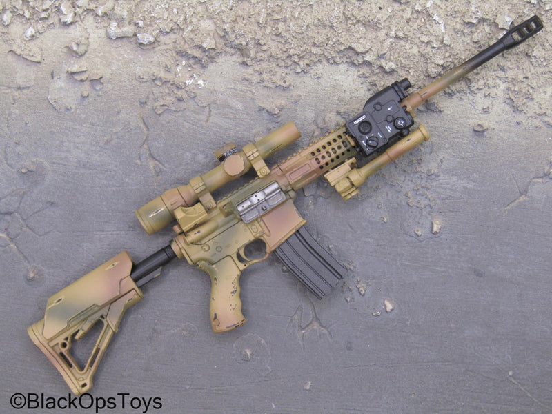 Load image into Gallery viewer, Special Forces - Camo AR15 Rifle w/Attachment Set
