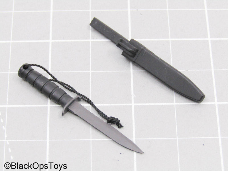 Load image into Gallery viewer, Black Knife w/Sheath
