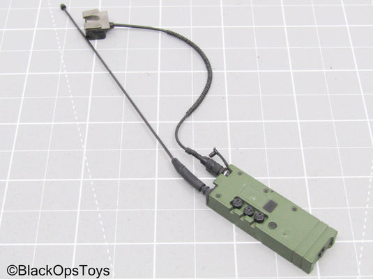 OD Green Radio w/Antenna & Microphone