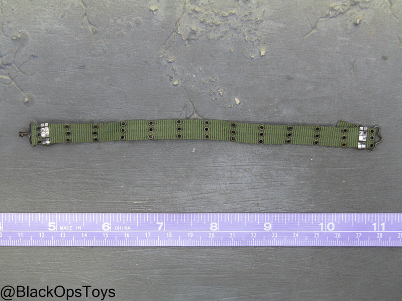 Load image into Gallery viewer, Vietnam Era OD Green Rivet Belt

