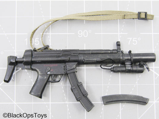 Black MP5SD w/Weapon Attachments & Mag Set (Hot Toys)