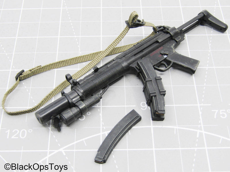 Load image into Gallery viewer, Black MP5SD w/Weapon Attachments &amp; Mag Set (Hot Toys)

