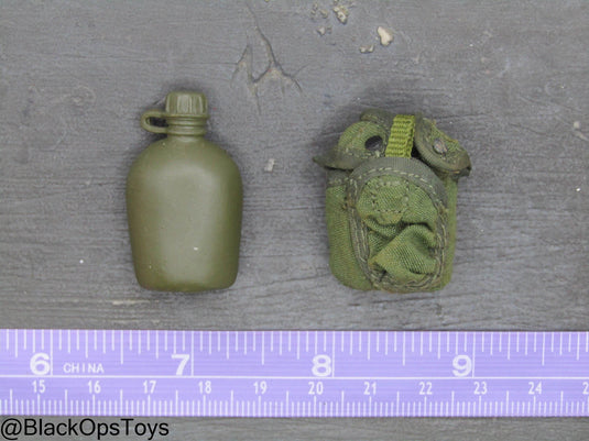 Vietnam Era OD Green Canteen w/Pouch