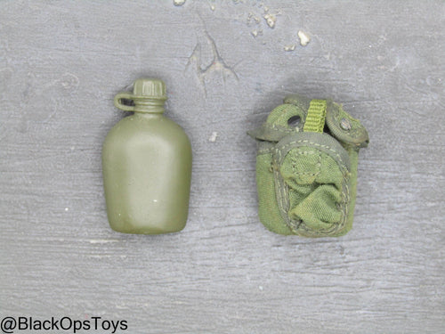 Vietnam Era OD Green Canteen w/Pouch