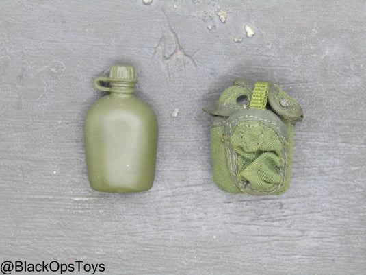 Vietnam Era OD Green Canteen w/Pouch