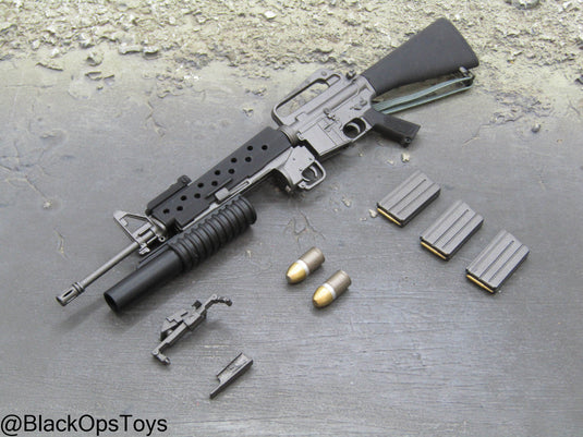 Vietnam Era M16 w/M203 Grenade Launcher