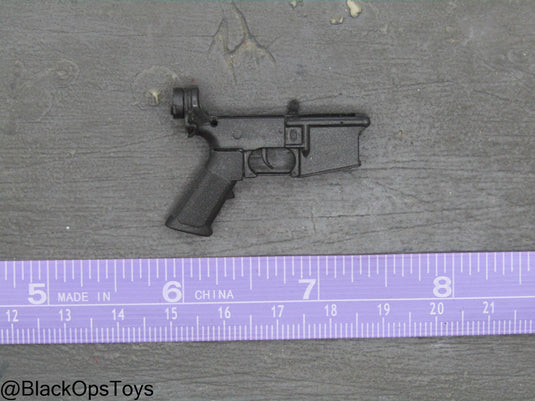 Black Assault Rifle Lower Receiver