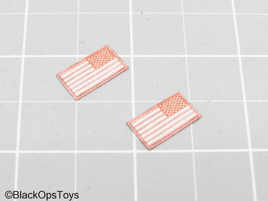 American Flag Patch Set