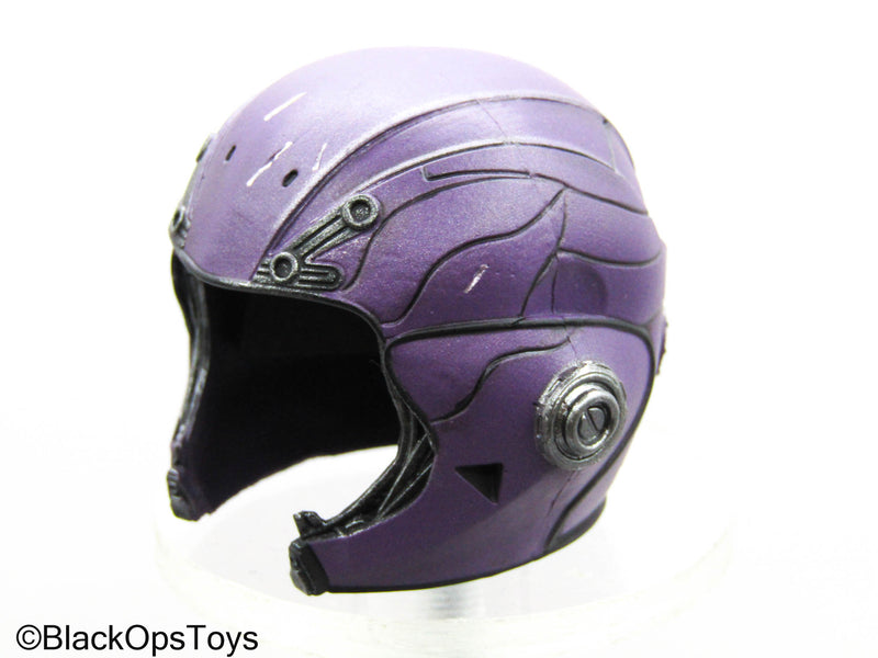 Load image into Gallery viewer, Alita Battle Angel - Purple Female Helmet
