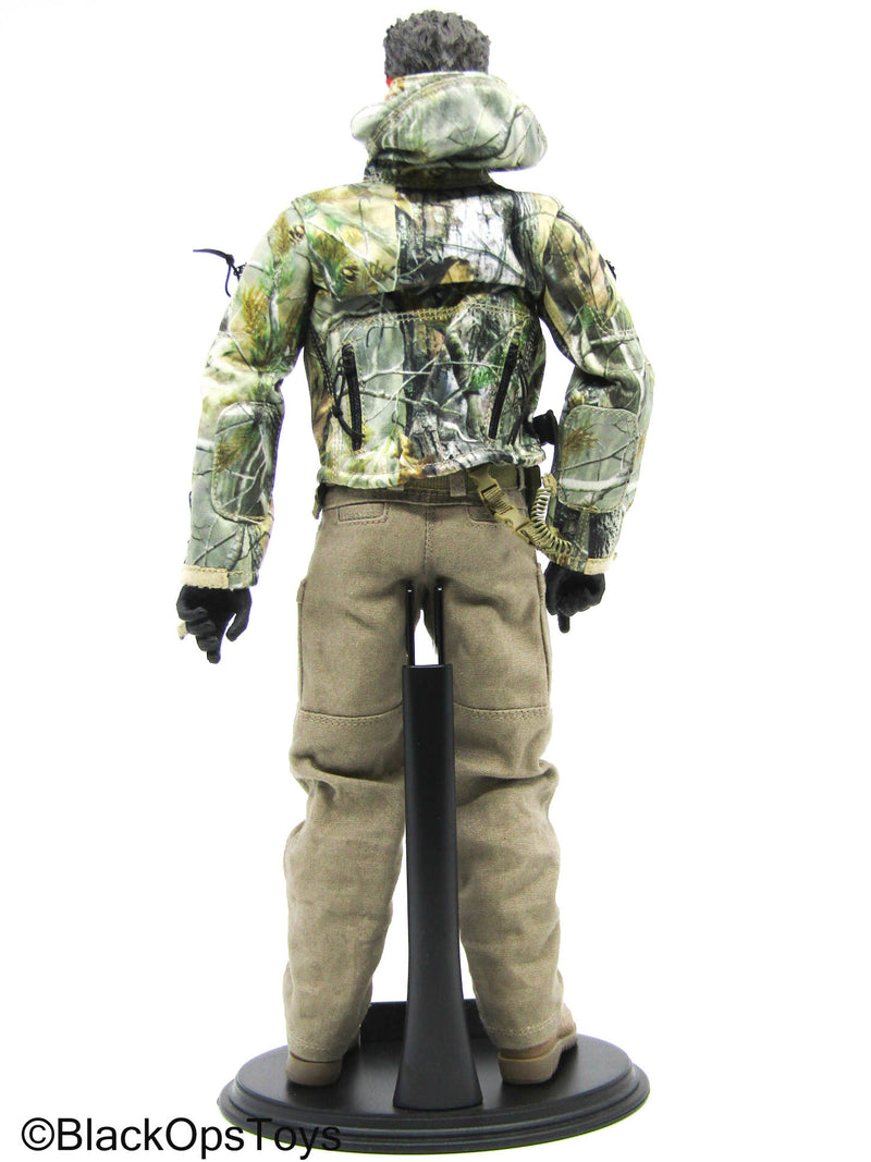 Load image into Gallery viewer, Male Full Dressed Hunting Gear Body w/Headsculpt,Pistol &amp; Holster
