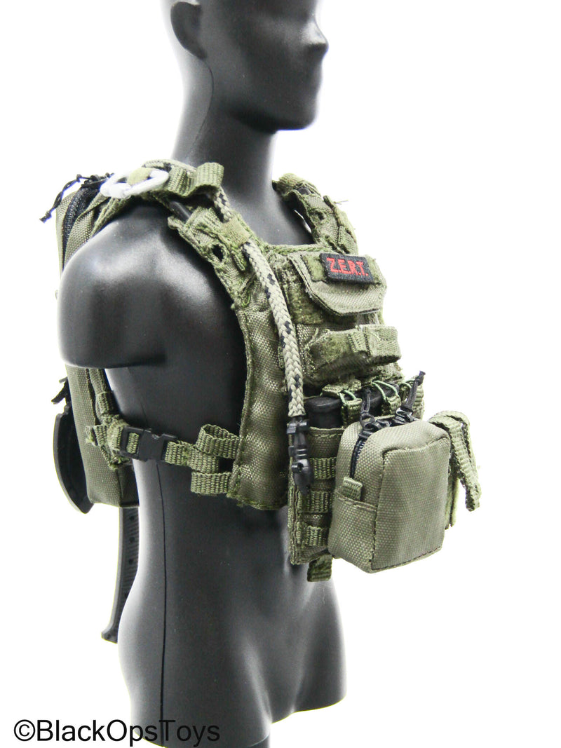 Load image into Gallery viewer, ZERT Jameson Deathridge XP001 OD Green Tactical Vest
