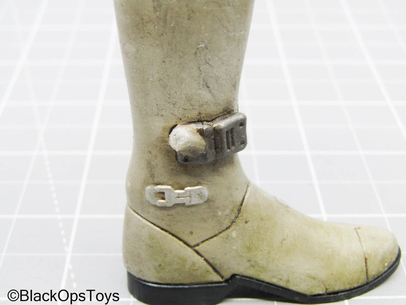 Load image into Gallery viewer, Tan Spiked Boots (Peg Type) (ThreeZero) (READ DESC)
