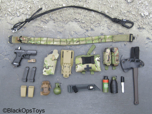 Delta Force SMU Tier 1 Op. A - Multicam Battle Belt Set w/Pistol