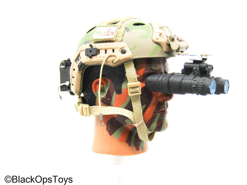 Load image into Gallery viewer, Male Headsculpt w/Multicam Camo Helmet Set (Hot Toys &amp; Toy City)
