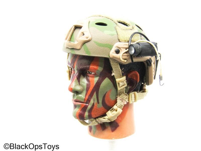 Load image into Gallery viewer, Male Headsculpt w/Multicam Camo Helmet Set (Hot Toys &amp; Toy City)

