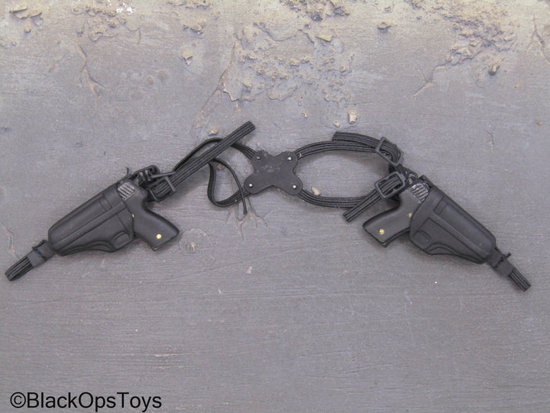 Load image into Gallery viewer, 21st Century Toys - Pistols w/Black Double Shoulder Holster

