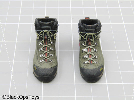 Olive Green Hiking Boots (Peg Type) (Toy City)