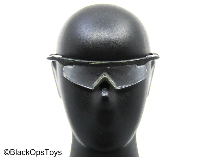 Load image into Gallery viewer, Black Shooter Glasses w/Clear Lens
