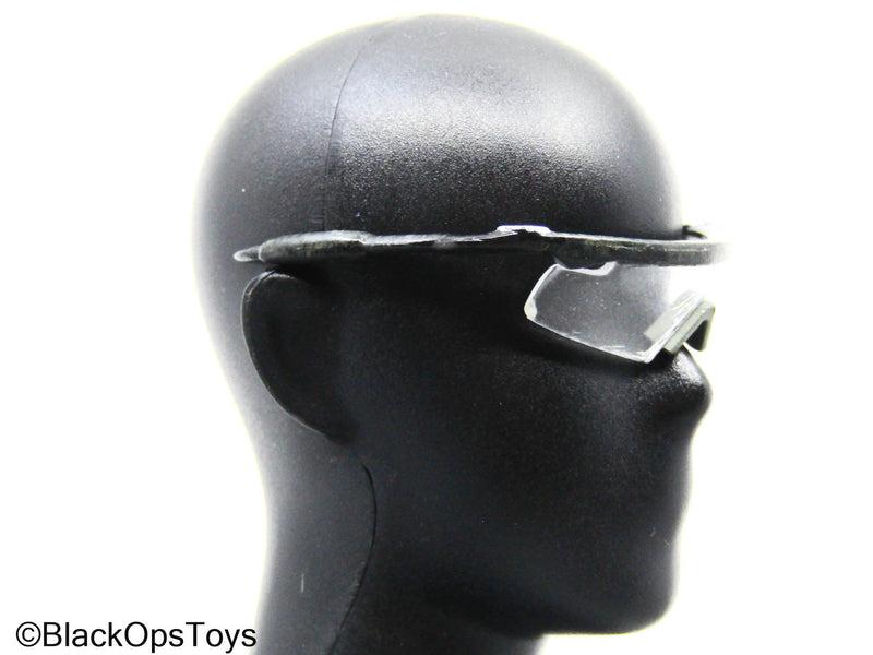 Load image into Gallery viewer, Black Shooter Glasses w/Clear Lens
