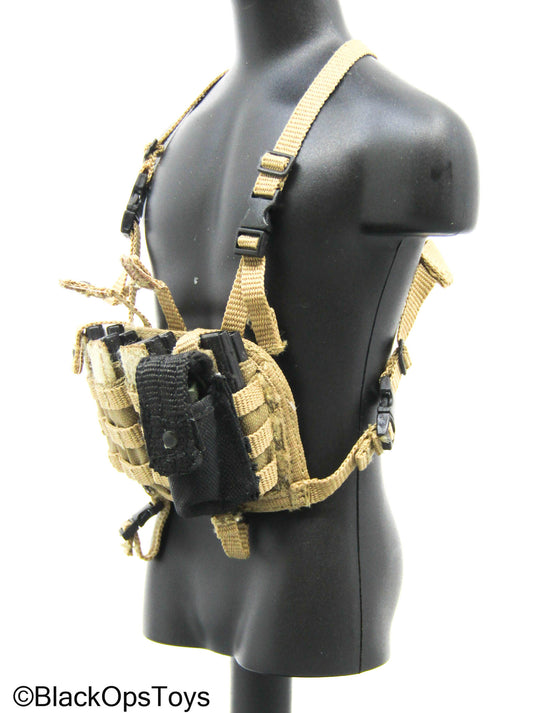 Bam 1/6 Olive Green Tactical Chest Rig w/Mag Set, & Grenade (Playhouse ...