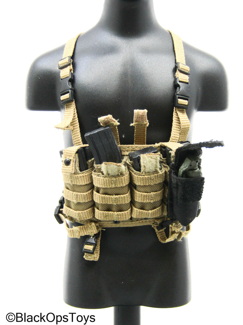 Bam 1/6 Olive Green Tactical Chest Rig w/Mag Set, & Grenade (Playhouse ...