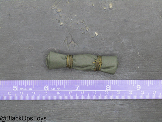Vietnam Era OD Green Rolled Poncho