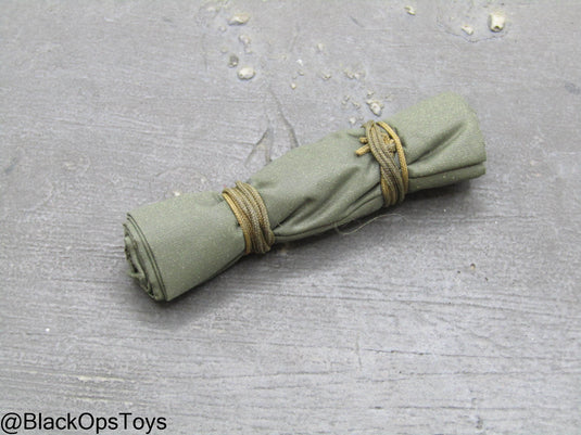 Vietnam Era OD Green Rolled Poncho