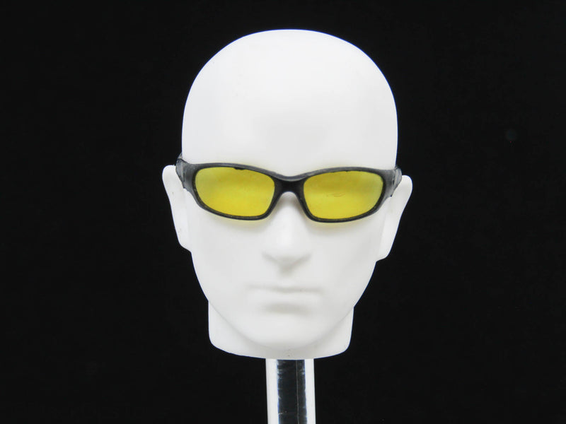Load image into Gallery viewer, Black Sunglasses w/Yellow Tint Lenses (DAM Toys)
