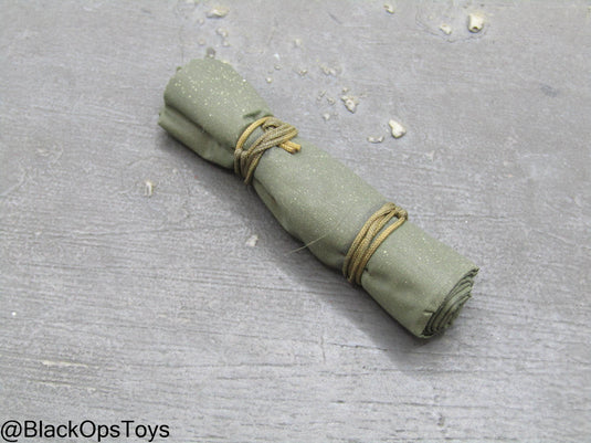 Vietnam Era OD Green Rolled Poncho