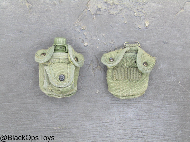 Load image into Gallery viewer, Vietnam Era Canteen w/Pouches &amp; Alice Clip
