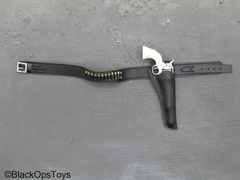 Load image into Gallery viewer, Western Set - M1873 Colt Revolver w/Bone Grip &amp; Black Slim Jim Holster

